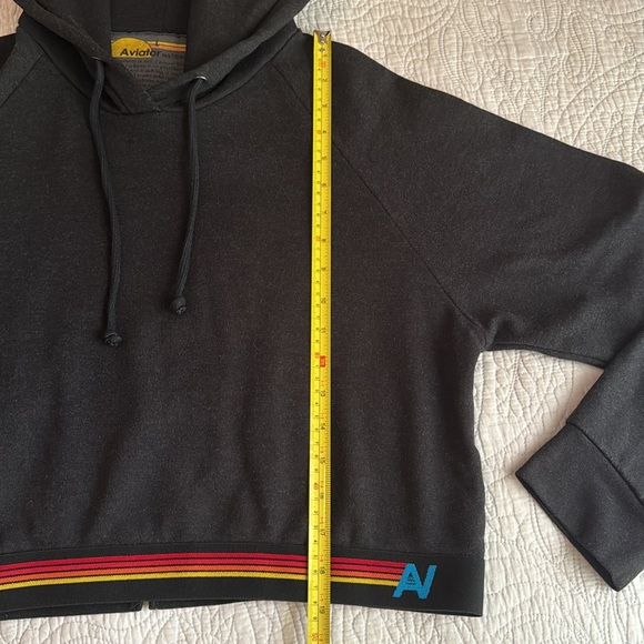 Aviator Nation Logo Striped Pullover Size L - Picture 10 of 14